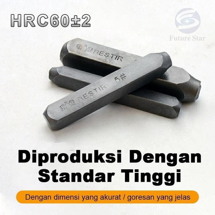 

Bisa E-Faktur! Alat Ketok Huruf Dan Angka Nomor Besi Numbers Letter Star Punch Alphabets Printing