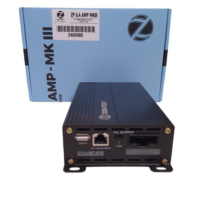 PROCESSOR ZEVOX ZP 6.4 AMP-MK III DSP ZEVOX ZP6.4 AMP-MKIII MK3