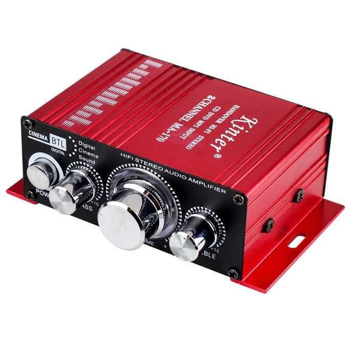 AMPLIFIER POWER MOBIL SPEAKER 2 CHANNEL 20W DC 12 VOLT