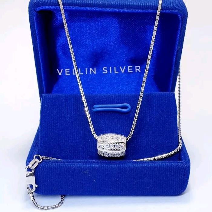 New // Kalung Perak Pria Wanita Silver 925 Asli / Kalung Itali Dan Liontin Charm // 100% Original