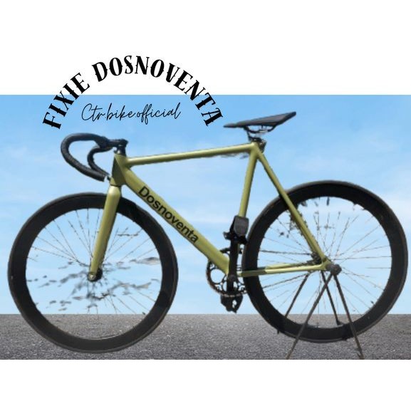 FULLBIKE FIXIE SEPEDA DOSNOVENTA HIJAU ARMY