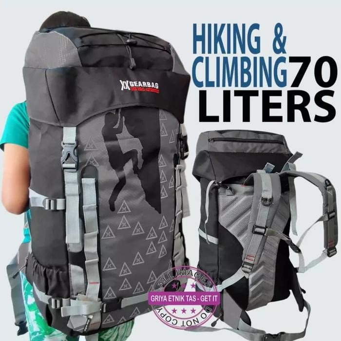 Tas ransel gunung 70 liter-Tas carrier-Tas camping-Tas gunung