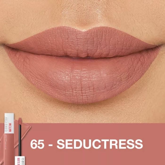 (Allthebest) Maybelline Superstay Matte Ink Lipstick 65 Seductress