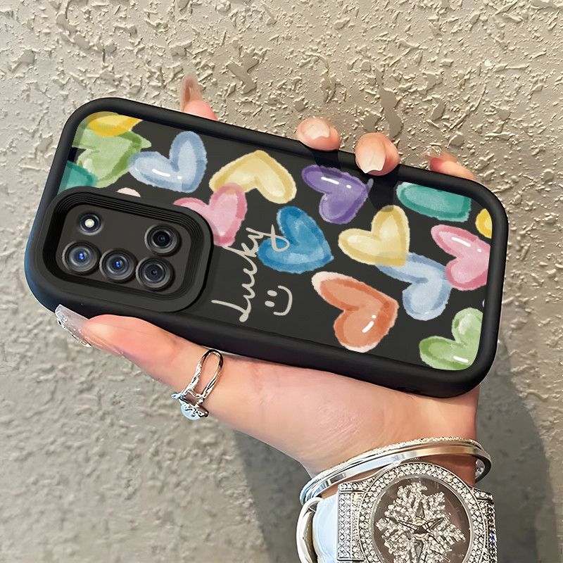Casing Hp OPPO A52 OPPO A72 OPPO A92 Case Casing Graffiti Emoji Tas pola HP Kasing Silikon Softcase 