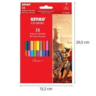 

SARI Kenko Pensil Warna Cp-18Fbc - Bi-Colour Dapat 36 Warna