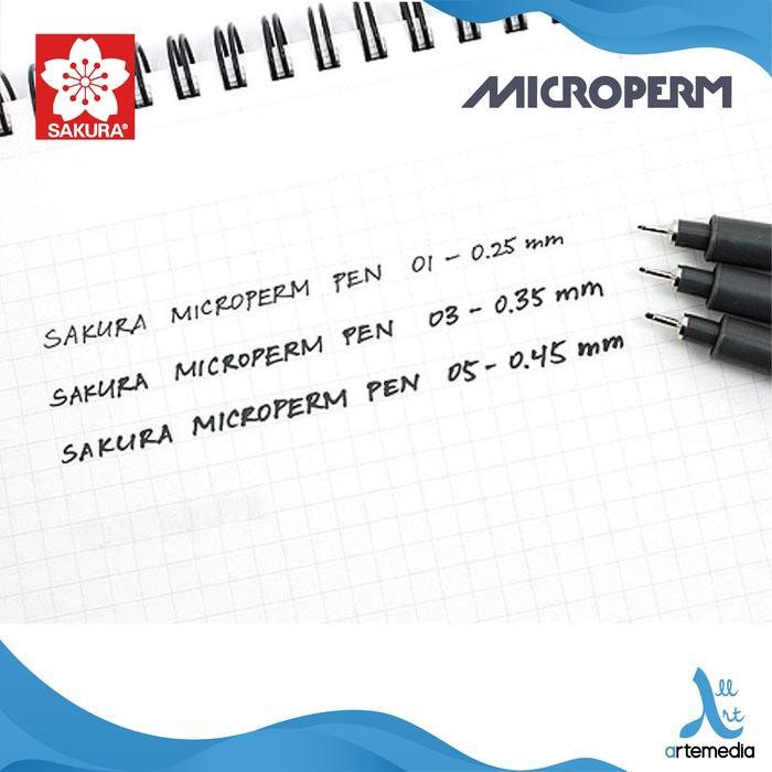 

SARI Drawing Pen Sakura Microperm Permanent Industrial Waterproof Pulpen