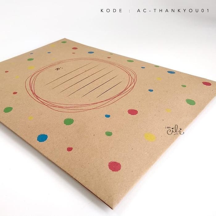 

SARI (Ac-Thankyou01) Amplop Coklat Tebal Kirim Online Shop Iamcili Original