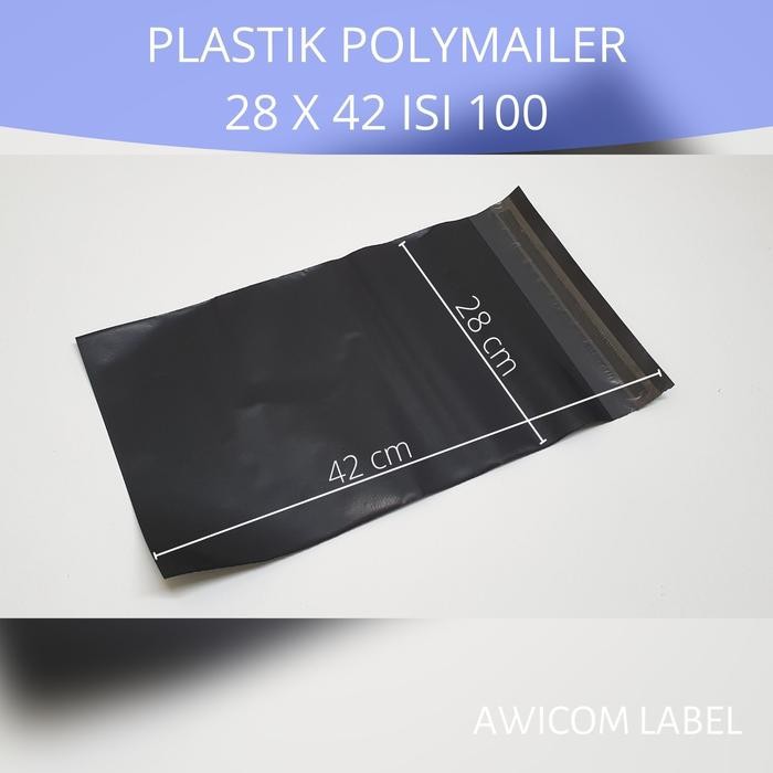 

5WUM 28X42 Polymailer Plastik Packing Ukuran 28 X 42 Cm Isi 100