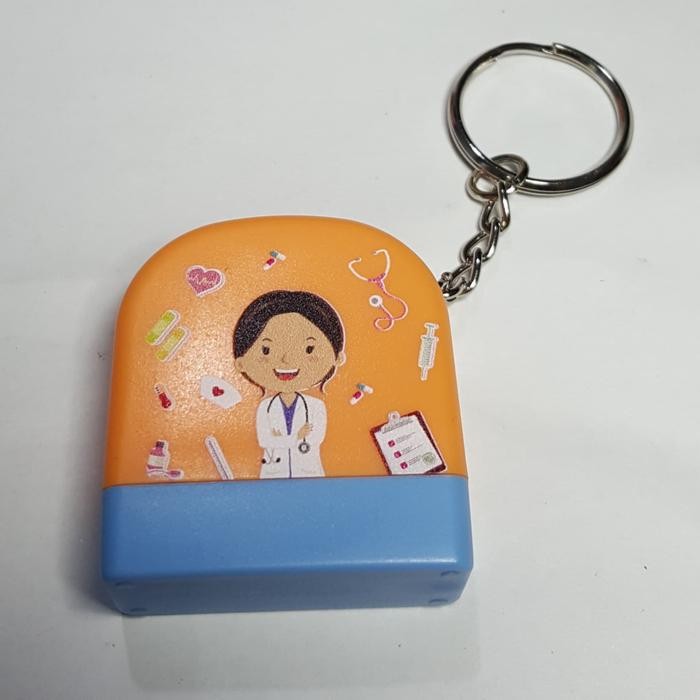 

5WUM Custom Stamp Stampel Profesi Stempel Ganci Seri Dokter Cewek