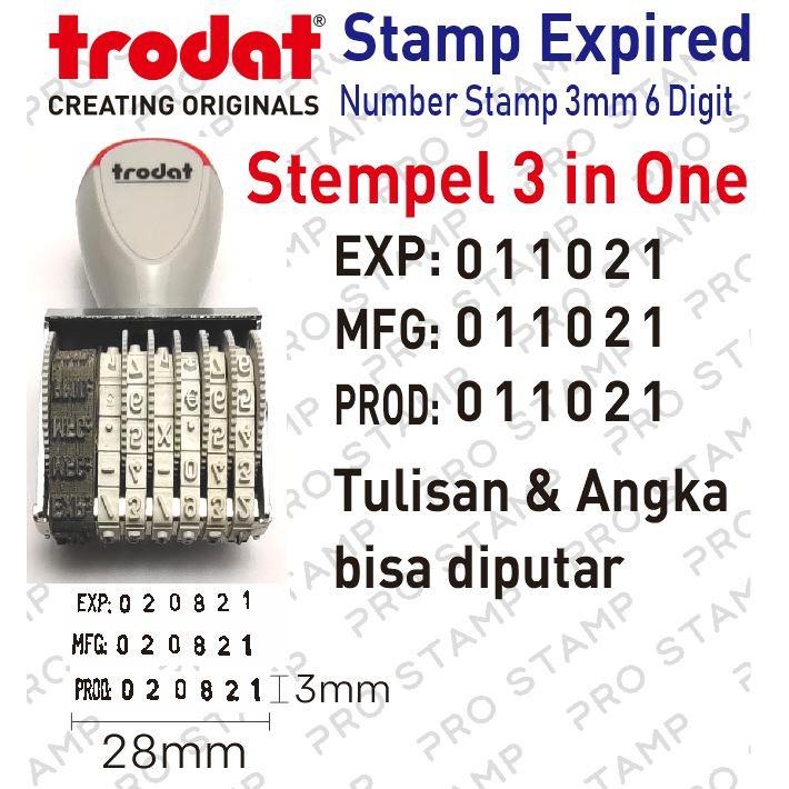 

5WUM Stempel Angka Kode Produksi / Expired
