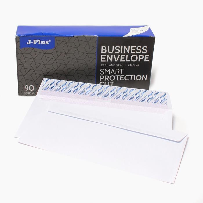 

SARI J-Plus Ampop Putih Business Envelope 90Gsm - Biru - [1Pack]