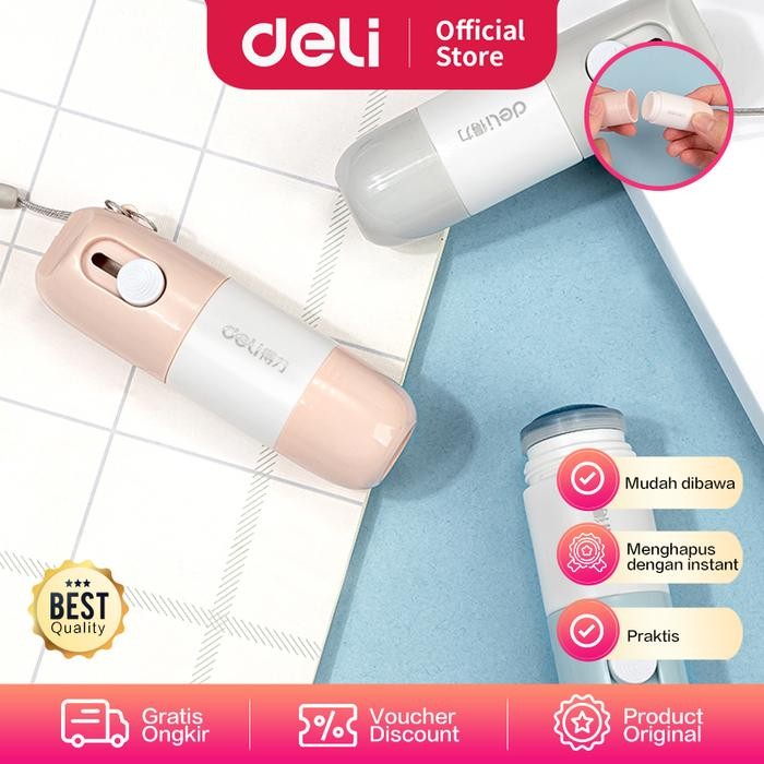 

SARI Deli Roller Stampel/Stempel Pelindung Data 2 In 1 Dengan Cutter Jq12X