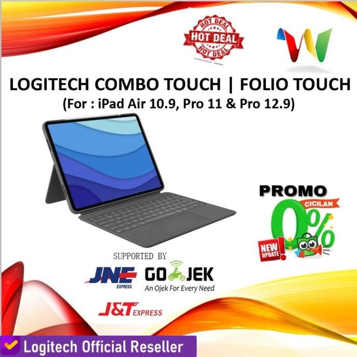 LOGITECH COMBO TOUCH SLIM FOLIO KEYBOARD IPAD PRO 11 12.9 AIR 4 5 10 9