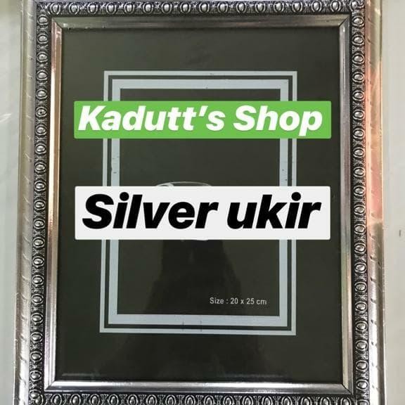 Bingkai/Pigura/Frame (30X40 Cm) Mahar/Scrapbook (3D/Box) Gold Linen