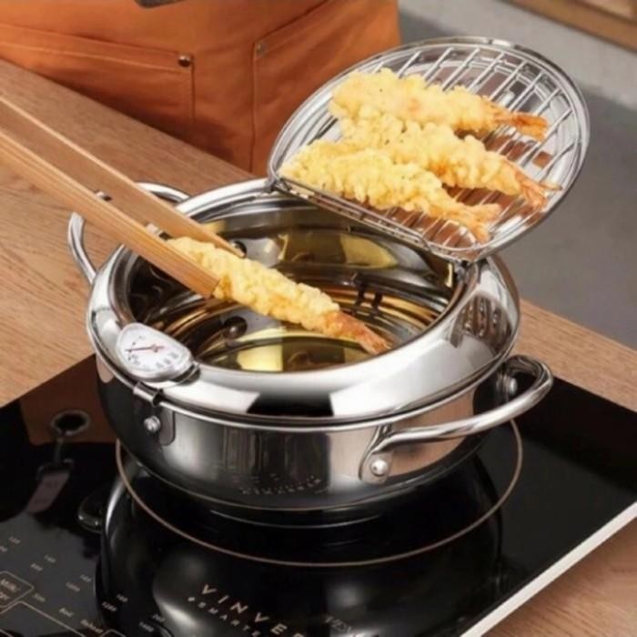 Japanese Frying Pan Easy Deep Frying Pan