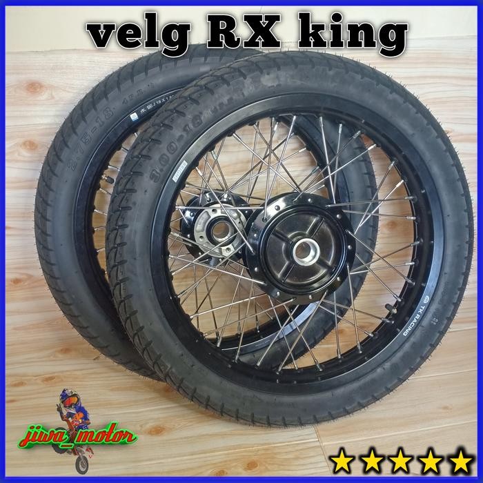 velg RX king ring 18 160 185 & 185 215 full set TK racing dan scarlet siap pasang - 185&215-18, velg