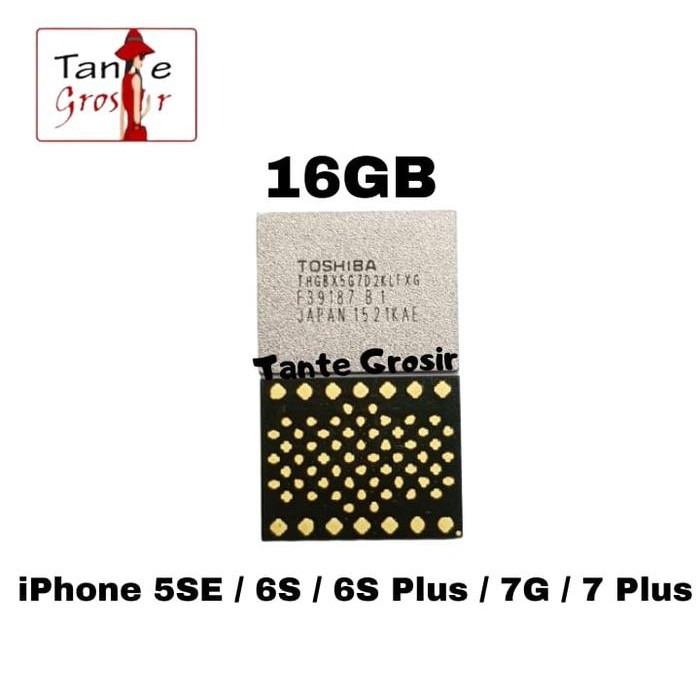 IC NAND FLASH PCIE IPHONE 5SE 6S 6SPLUS 7G 7 PLUS 16GB ORIGINAL NEW