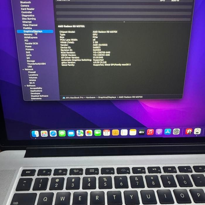 LOGICBOARD NORMAL MACBOOK PRO RETINA A1398 2015 I7 RAM 16 GB