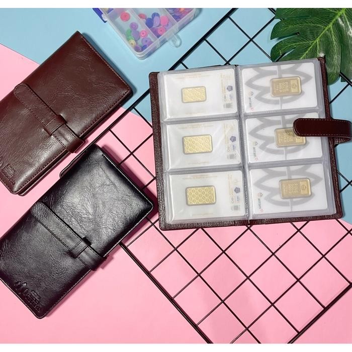 TERMURAH Dompet Logam Mulia Album LM 3 Susun Emas ngan Tempat