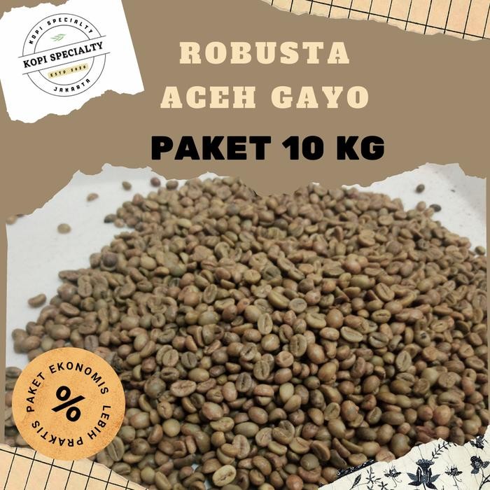 

Paket Ekonomis - Green Bean / Biji Kopi Robusta Aceh Gayo - 10Kg