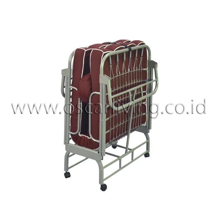 Paling Ranjang Lipat Beta / Folding Bed Tsp 40 Beta Merah