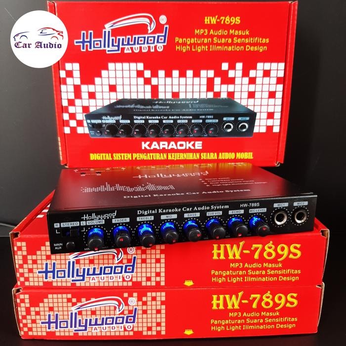 HOLLYWOOD EQUALIZER PARAMETRIK AUDIO MOBIL PRE AMPLIFIER