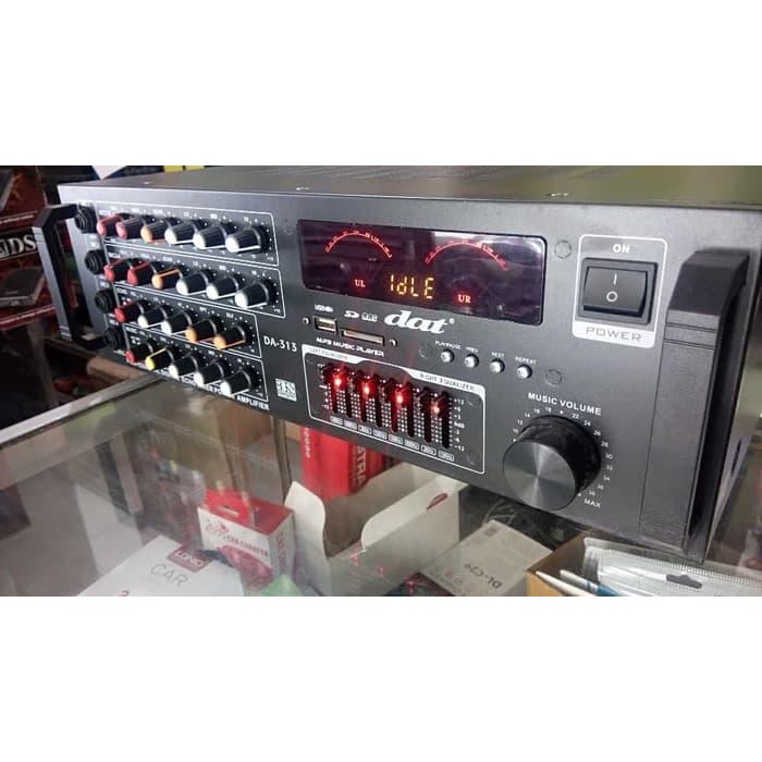 POWER AMPLI / AMPLIFIER KARAOKE DAT 313 / DAT313 BLUETOOTH TERBAIK