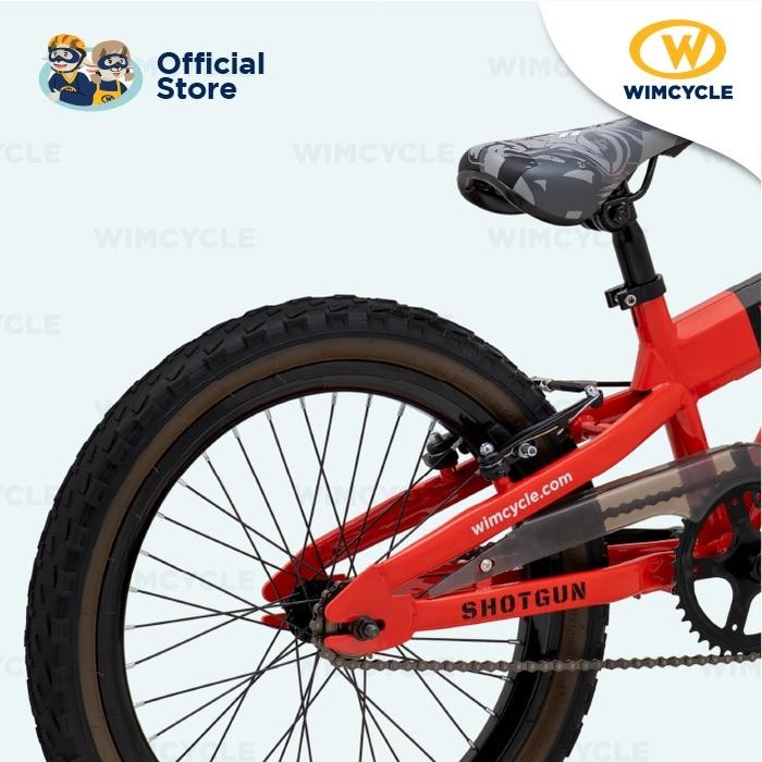 Sepeda Anak BMX 20" Wimcycle Shotgun Doom 20 - Merah (terlaris) (termurah) (terbaik)