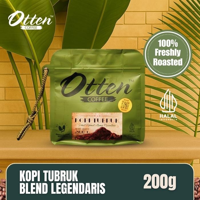 

Otten Kopi Tubruk Blend Legendaris - Kopi Bubuk Hitam Harum Premium Original Tanpa Gula 200gr