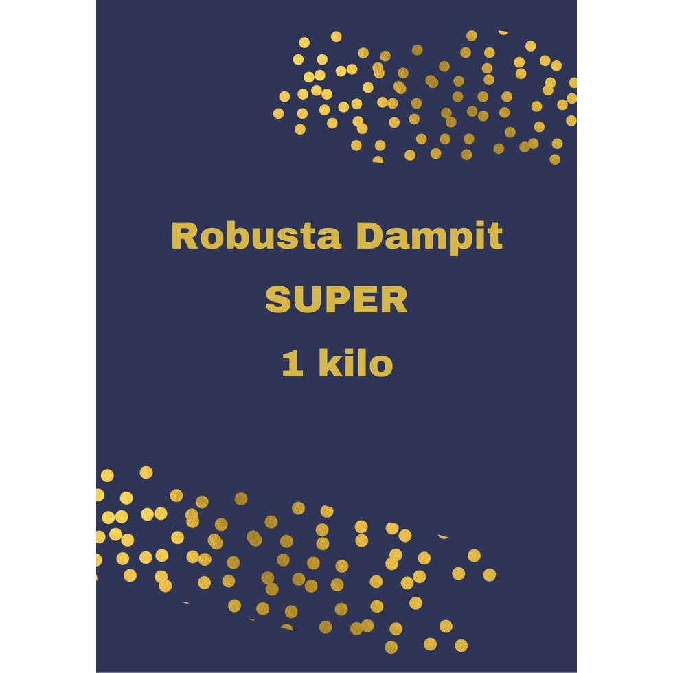 

BIJI KOPI UTUH ROBUSTA DAMPIT SUPER (MATANG) ROASTED - 1 KILO