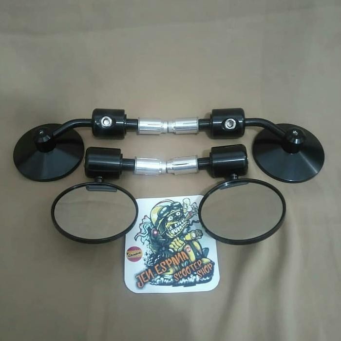 Bar end mirror / Spion Jalu / Spion Vespa matic Sprint primavera gts