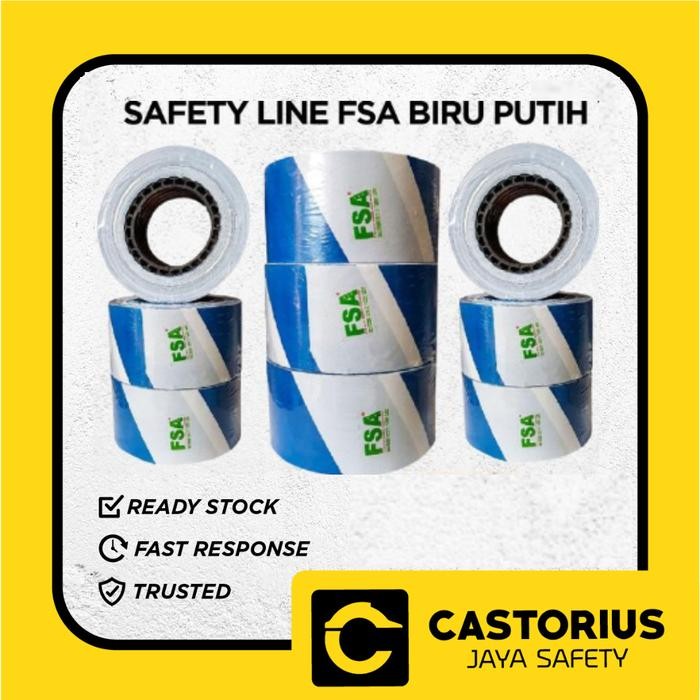 

Safety Line Garis Proyek Police Line Fsa 2" 3"X 300 500M Biru Putih