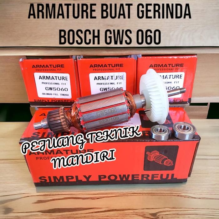 ARMATURE / ANGKER BUAT GERINDA BOSCH GWS 060 / ARMATURE GWS060 TNT