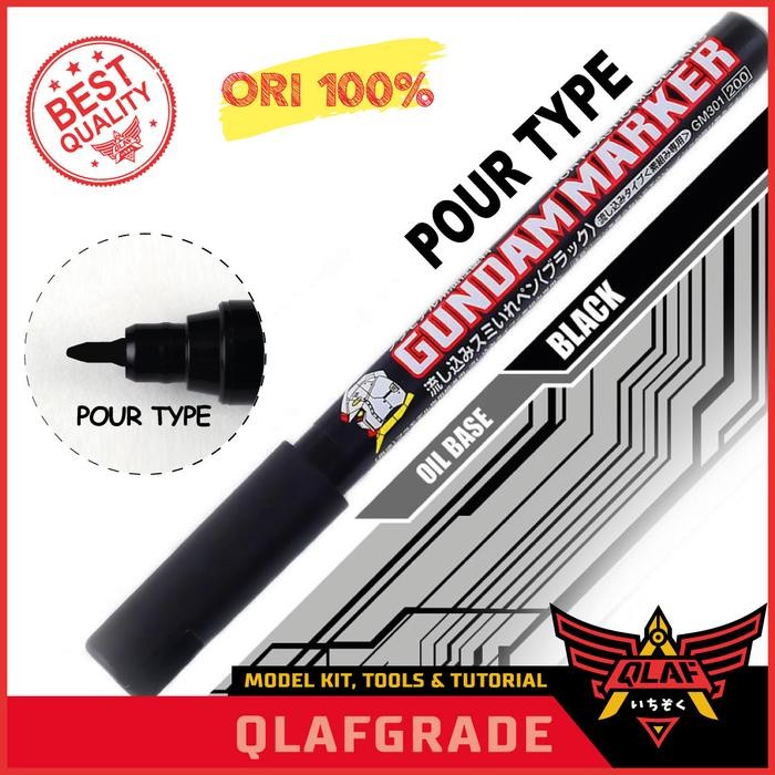 

GUNDAM MARKER POUR TYPE GM301 BLACK MR HOBBY SUMI IRE