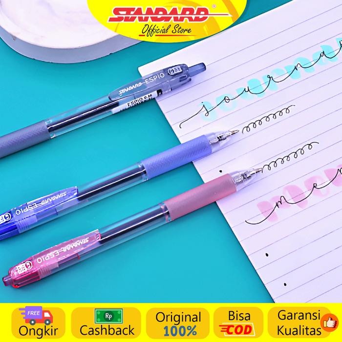 

Standard - Pulpen Espio 0.38 ( Alat Tulis / Pen / Ballpoint / Pena )