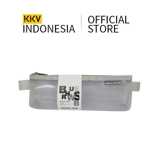 

OHSOME - Gimen Mesh Zipper Pencil Case Pouch Pensil Tempat Alat Tulis Kotak Pensil Jaring Bolpen