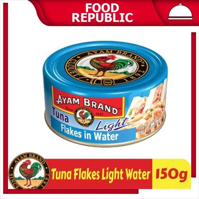

READY AYAM BRAND TUNA FLAKES LIGHT IN WATER 150G - TUNA KALENG RENDAH MINYAK