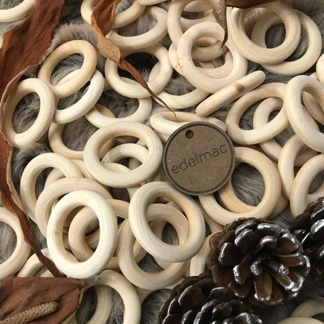 

Craft Natural Wooden Ring O Solid Ring Kayu