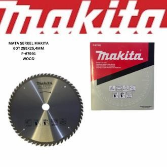 Promo Makita Mata Serkel P-67991 60T 255X25,4Mm For Wood / Mata Gergaji Circle Circular Saw 60T