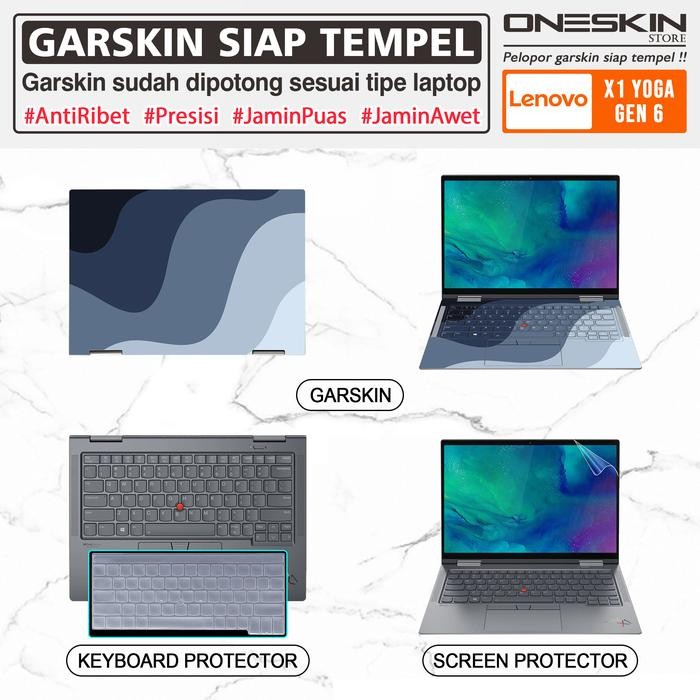 Siap Kirim Garskin Keyboard Screen Protector Lenovo ThinkPad X1 Yoga Gen 6 Original