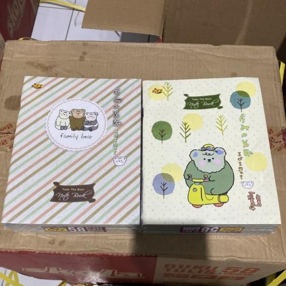 

Buku Tulis KIKY 58 lembar 1 pak (isi 10 buku) Bagus / Warna / Polos