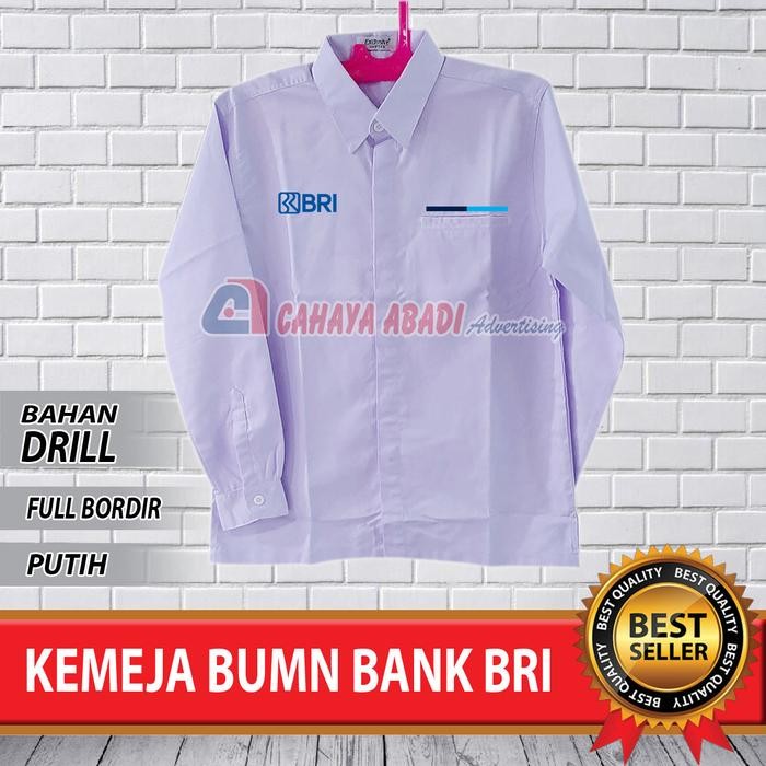 Kemeja Bumn Bank Bri Seragam Bumn Bank Bri Baju Bumn Bank Bri Putih