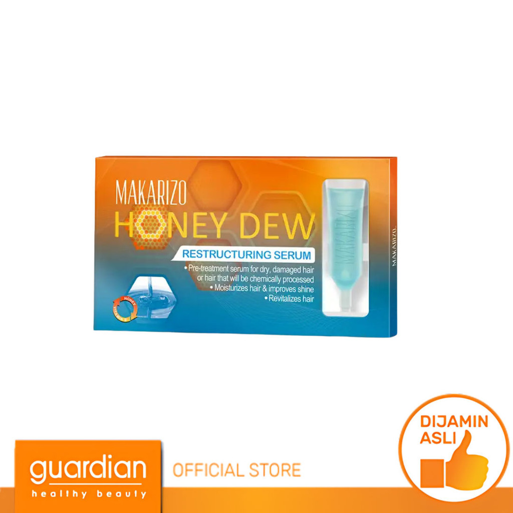 Makarizo Professional Honey Dew Restructuring Serum - Serum Pre-Treatment untuk Rambut Kering dan Ru