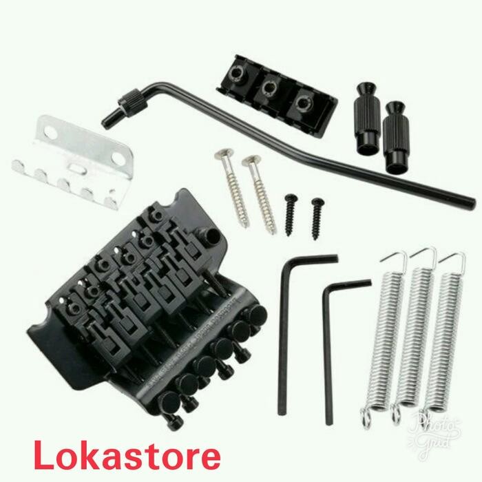 Floyd Rose Guitar Handel Tremolo Bridge Up Down Black atau hitam
