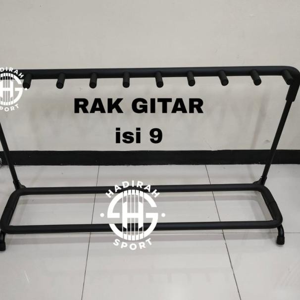 Rak gitar elektrik akustik stand gitar isi 5 7 9 14 besi busa