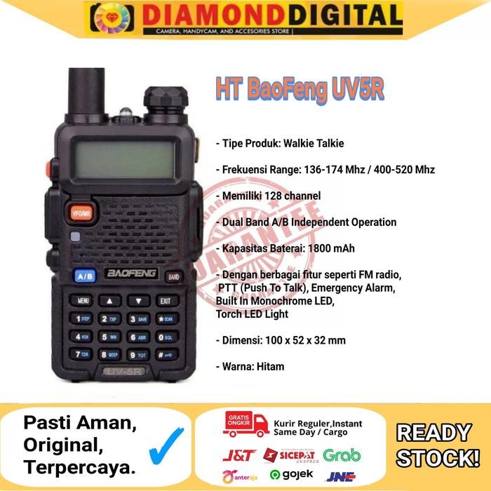 HT BAOFENG UV5R UV 5R UV-5R 8 WATT W BAO FENG VHF UHF DUALBAN
