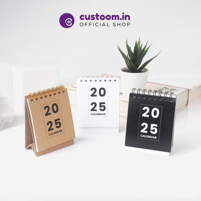 

Kalender Meja 2025 (Ukuran A7 )- Kalender Duduk - Kalender Aesthetic - Kalender Kerja