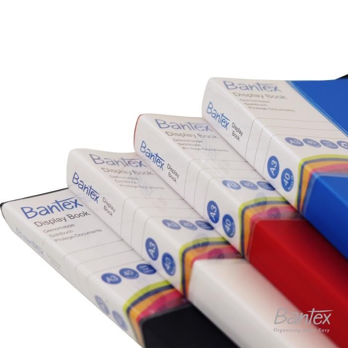 

Bantex Display Book A3 Potrait Clear Holder 40 Pockets - 3363