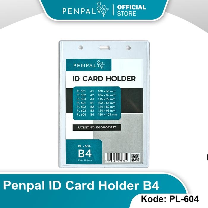 

Penpal ID Card Holder B4 PL-604 [20 pcs]