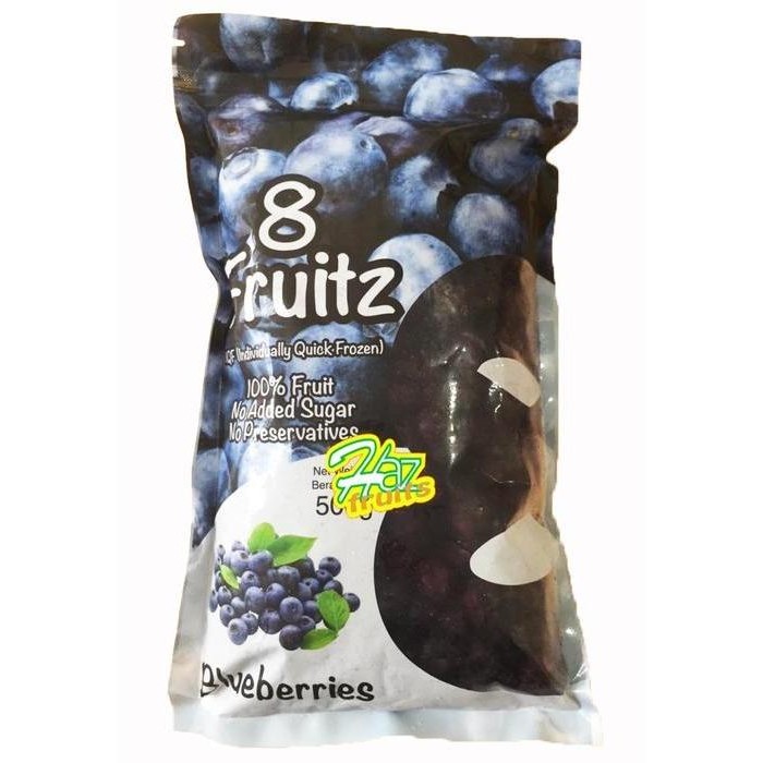 

ASLI 8 Fruitz IQF Blueberries 500 gram READY STOCK